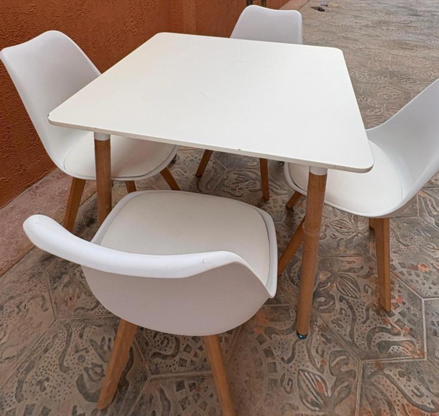 Modern Minimalist Dining Table Set (4 Chairs) | Stylish Furniture In Nigeria 